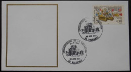 V09 Cachet Temporaire Valognes 50 Manche Cinquantenaire De La Libération 20 Juin 1994 - Commemorative Postmarks