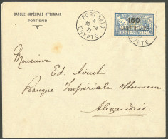 Lettre Cad "Port Said/Egypte". No 60 Sur Enveloppe Pour Alexandrie, 1921. - TB. - R - Otros & Sin Clasificación