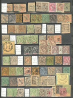 Lot. 1885-1912 (Poste, Taxe, CPx), Obl Choisies De St Denis Et St Pierre Sur Valeurs Moyennes. - TB - Altri & Non Classificati
