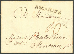 Lettre Arcahaye (Jamet N°1). Lettre Avec Texte Daté Du 21 Mars 1765 Pour Au Recto, Marque D'entrée "Col. N Par/La Rochel - Haití