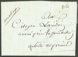 Lettre Arcahay (Jamet N°4). Lettre Avec Texte Daté Du 20 Août 1793 Pour Port Au Prince. - TB. - R - Haiti