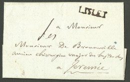 Lettre L'islet (Jamet N°2). Lettre Avec Texte Daté L'Islet St Joseph Le 25 Février 1791, Pour Jérémie. - TB. - R - Haïti