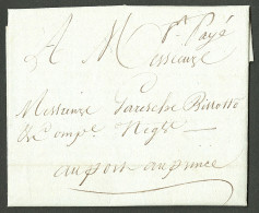 Lettre Mention Manuscrite "pt Payé" (Jamet N°7). Lettre Avec Texte Daté Du Cap Le 6 Juin 1781 Pour Port Au Prince. TB. - Haití