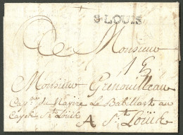 Lettre S.Louis. Lettre Avec Très Bon Texte Daté De Bordeaux Le 20 Février 1761 Pour Saint Louis. - TB - Haití