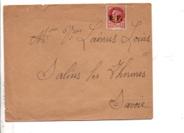 PETAIN RF SEUL SUR LETTRE DE LYON LAFAYETTE DU 27 11 1944 - Bevrijding