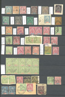 Collection. Océanie 1892-1907 (Poste), Entre Les N°1/18, Obl Choisies De Petits Bureaux Entre Fakarava Et Uturoa Raïatea - Sonstige & Ohne Zuordnung