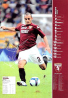 [MD9636] CPM - TORINO CALENDARIO UFFICIALE - MAGGIO 2008 - MARCO PISANO - PERFETTA - Non Viaggiata - Voetbal