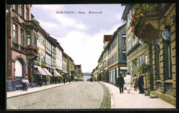 AK Northeim, Geschäfte An Der Breitestrasse  - Northeim