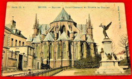 MONS  -  Square Saint Germain Et Statue De Dollez  -  1907 - Mons