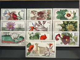 România MNH 1965 Flowers From Botanical Garden - Other & Unclassified