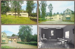 LOT 6 CPSM 91 - COURCELLE - Centre Educatif De La C.G.T - Le Manoir , Un Coin Du Parc , Salle Au Bâtiment école Etc... - Sonstige & Ohne Zuordnung