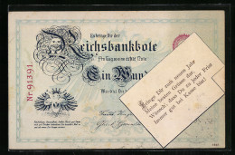 AK Reichsbanknote, Geld  - Monete (rappresentazioni)