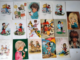 Dèstockage - Children Lot Of 17.Postcards.#60 - Sammlungen, Lose & Serien