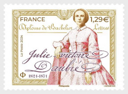 France 2024 Julie-Victoire Daubie (the First Woman To Obtain A Bachelor's Degree In 1861) Stamp 1v MNH - Ungebraucht