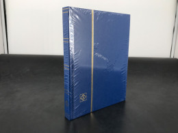 Leuchtturm Einsteckbuch Blau DIN A5 16 Blätter 32 Weiße Seiten Neu ( - Grand Format, Fond Blanc