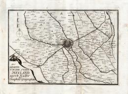 ST-IT MILANO E Dintorni 1720 Die Gegend Um Die Stadt Meyland - Nicholas De Fer - Prints & Engravings