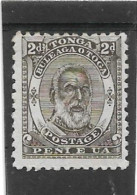 TONGA 1892 2d SG 11 MOUNTED MINT Cat £45 - Tonga (...-1970)