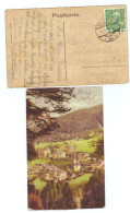 Österreich, Ca.1910, Bunte AK Von Badgastein, St.Nicolaus, Frankiert Mit MiNr. 142u. Stempel V. Bad Gastein (11162E) - Bad Gastein