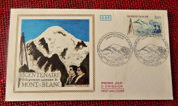 FDC  1986 -  Bicentenaire De La Première Ascension Du Mont Blanc - 1980-1989