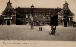 Malo Les Bains Dunkerque  L' Hôtel De Ville ( à Deux Sur Une Vélo - Malo Les Bains