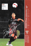 [MD9640] CPM - TORINO CALENDARIO UFFICIALE - LUGLIO 2008 - PAOLO ZANETTI - PERFETTA - Non Viaggiata - Voetbal