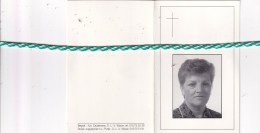 Simonne Droog-Verheyden, O.L.V. Waver 1938, Duffel 1995. Foto - Obituary Notices
