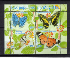 MAYOTTE Timbres Neufs ** De 2004  ( Ref 4974 A  )    Faune - Papillons De Mayotte - Unused Stamps