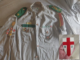 Boy Scout Of Catalonia (Spain) 1957 World Jamboree Uniform + Badges / Patches - Spagna