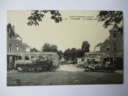 Cpa...Avesnes...(nord)...guerre Mondiale 1914-18...le Collège Détruit...(épaves)... - Avesnes Sur Helpe