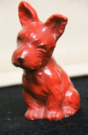 Porcelaine_29_petit Chien Rouge Années ‘30 - Other & Unclassified