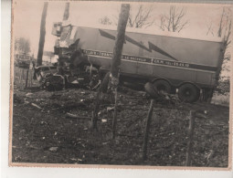 REF ENV15 Photo Originale Accident De Camion La Rochelle Eclair Transports - Cars