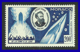 1955 - Monaco - Scott Nº C 45 - MNH - MO- 701 - 01 - 50º Aniv. Muerte De Julio Verne - Nuevos