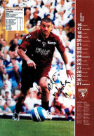 [MD9643] CPM - TORINO CALENDARIO UFFICIALE - AGOSTO 2008 - NIKOLA LAZETIC - PERFETTA - Non Viaggiata - Soccer