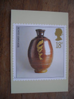 3 Cartes Postales 1987 Studio Pottery Lucie Rie Art Céramique, Elizabeth Fritsch, Bernard Leach - Timbres (représentations)