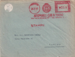 1952  Affrancatura Meccanica Rossa EMA  AUTOMOBILE CLUB DI TORINO - 1961-70: Poststempel