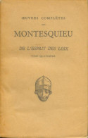 De L'esprit Des Loix (1961) De Charles De Montesquieu - Politica