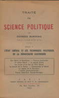 Traité De Science Politique Tome V (1953) De Georges Burdeau - Politiek