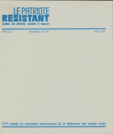 Le Patriote Résistant N°427 Bis (1975) De Collectif - Oorlog 1939-45