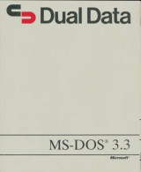 Dual Data Ms-Dos 3.3 (1987) De Collectif - Informatique