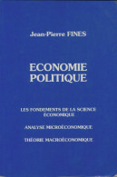 Economie Politique (1992) De Jean-Pierre Fines - Economía
