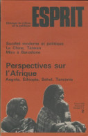 Esprit N°26 : Perspectives Sur L'Afrique (1979) De Collectif - Non Classés