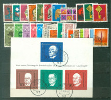 RFA   Année Complete 1968   Ob   TB  Voir Scan Et Description   - Used Stamps