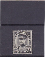 1934-COB 384-V1 75c Witte Vlek Op Borst-Décoration Blanche- MNH - 1931-1960