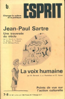 Esprit N°43-44 : Jean-Paul Sartre (1980) De Collectif - Zonder Classificatie