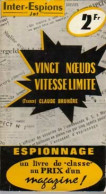 Vingt Noeuds Vitesse Limite (0) De Claude Bruhère - Antichi (ante 1960)