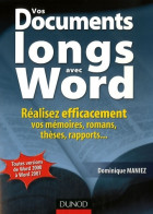 Vos Documents Longs Avec Word : Réalisez Efficacement Vos Mémoires Romans Thèses Rapports... (0) De Domin - Informatik