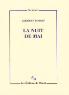 La Nuit De Mai (0) De Clément Rosset - Otros & Sin Clasificación