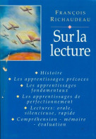 Sur La Lecture (1992) De Richaudeau - Ohne Zuordnung