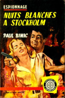 Nuits Blanches à Stockholm (1961) De Paul Binic - Antiguos (Antes De 1960)