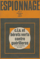 Espionnage N°4 (1970) De Collectif - Zonder Classificatie